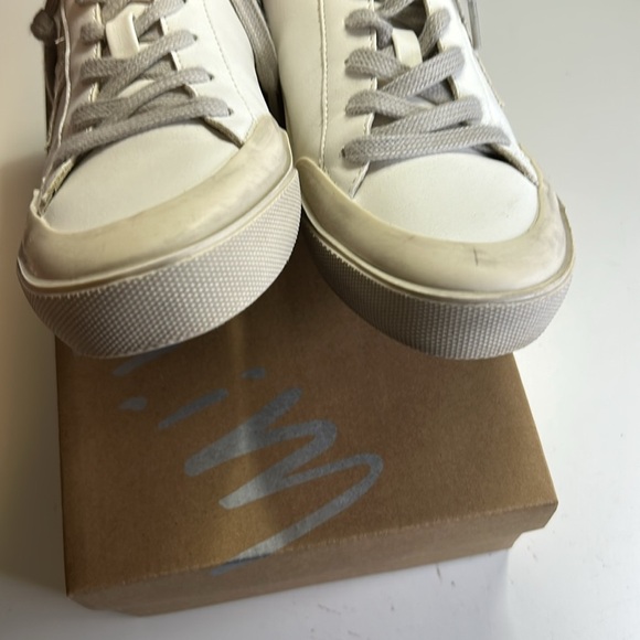 MI IM SADIE WHITE STAR WOMENS SNEAKERS WITH BOX SZ 7.5 - Picture 3 of 12